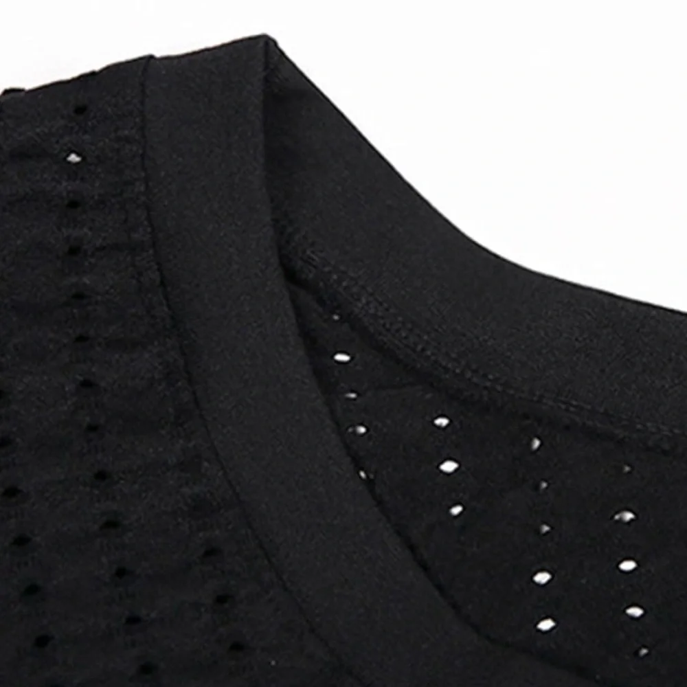 Black Pointelle Long Sleeve Crop Top Workout Yoga S - Picture 8 of 10